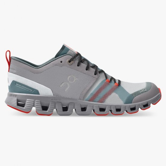 On Cloud X Shift: Colorful Lightweight Workout Shoe - Alloy | Red - Click Image to Close