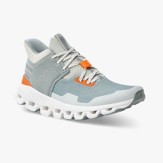 On Cloud Hi Edge - The street-ready sneaker silhouette - Cobble | Sea - Click Image to Close