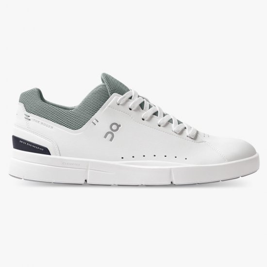 On THE ROGER Advantage: the versatile everyday sneaker - White | Eucalyptus - Click Image to Close