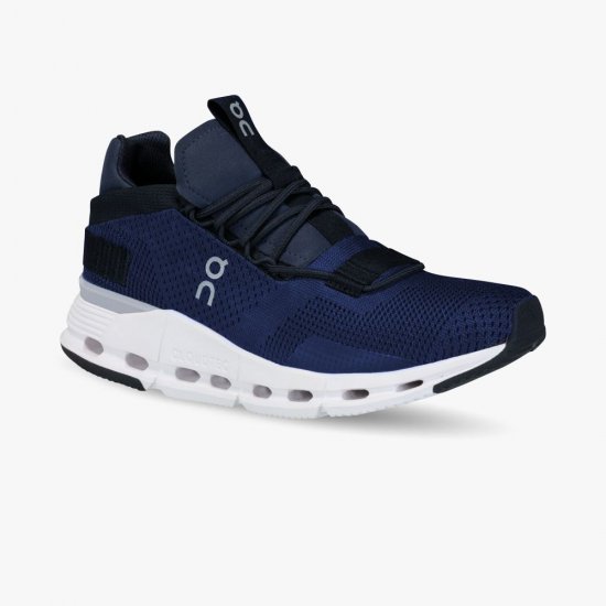 On Cloudnova - The lightweight sneaker for all-day comfort - Navy | White - Click Image to Close